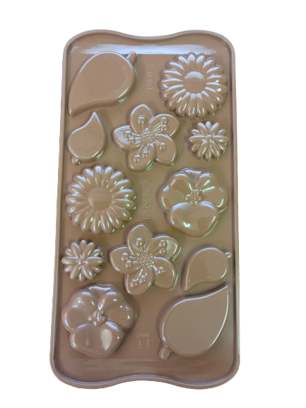 Nr36, Silicone mould chocolate truffle, Flowers