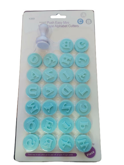 Mini Alphabet Uppercase Stamp Set Y203
