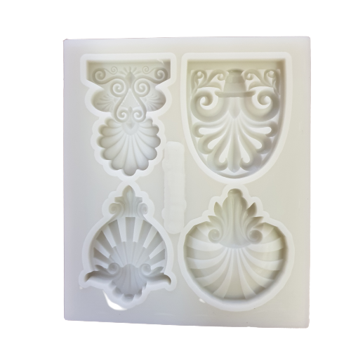 Vintage European embellishment silicone mould