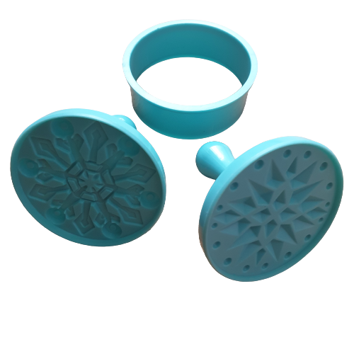 Cookie cutter and stamp set 7.5cm Y215