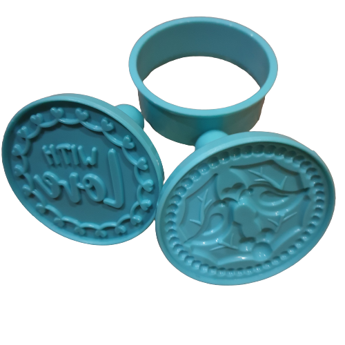 Cookie cutter and stamp set 7.5cm Y213