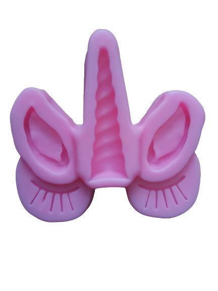 Unicorn horn, ears and lashes cupcake mould