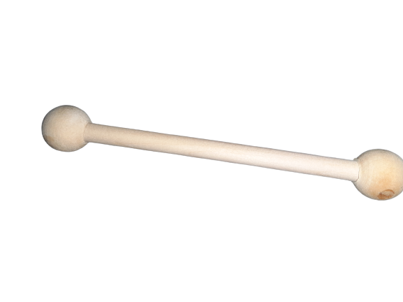 12cm   Wooden mallet for smash chocolate cakes 1 piece