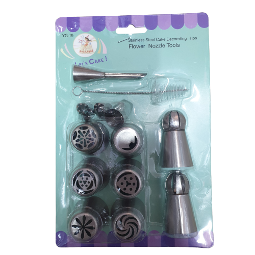 Russian nozzle and cream nozzle set YG19