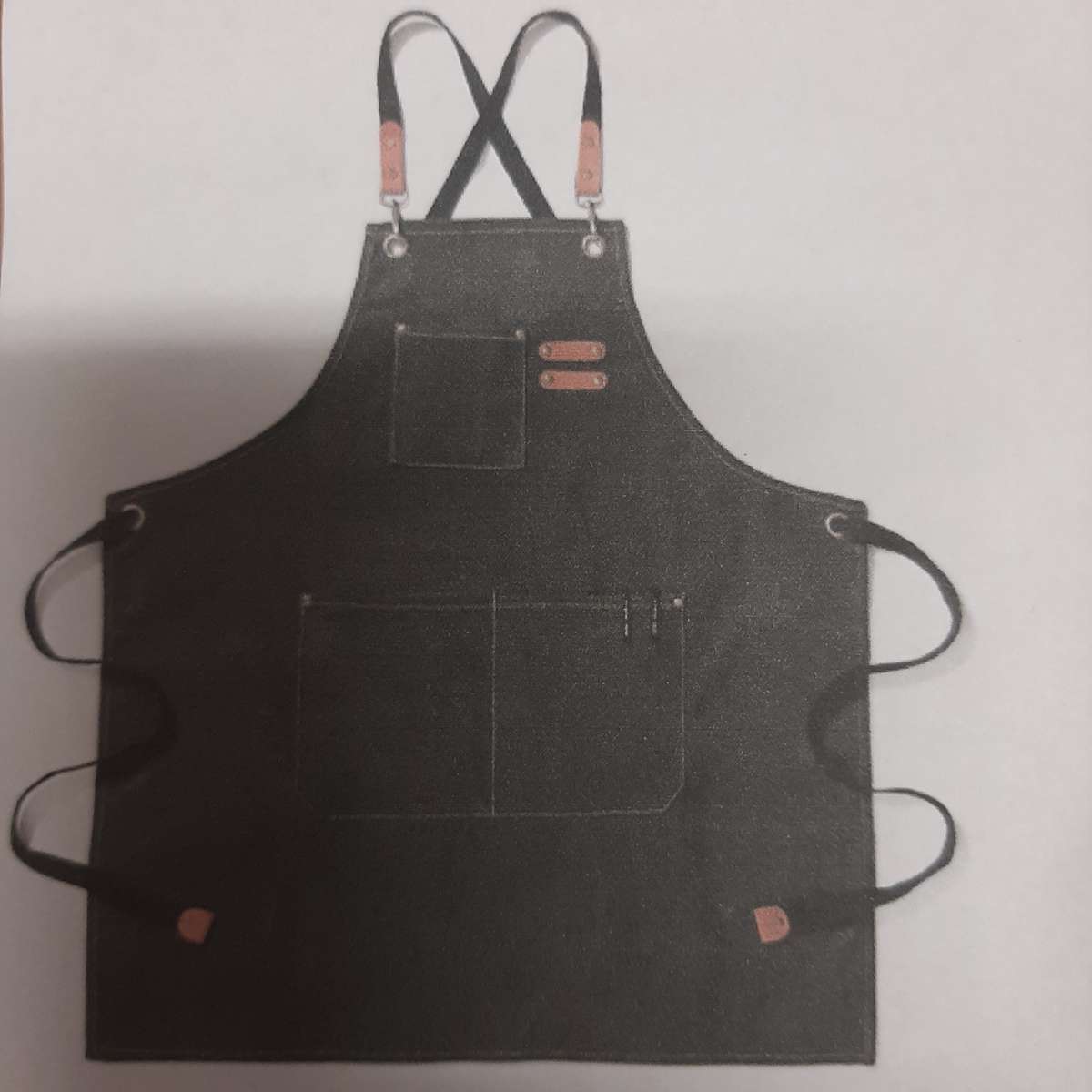 IA-43 Apron Canvas Black