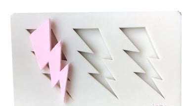 Silicone mould Lightning Bolts