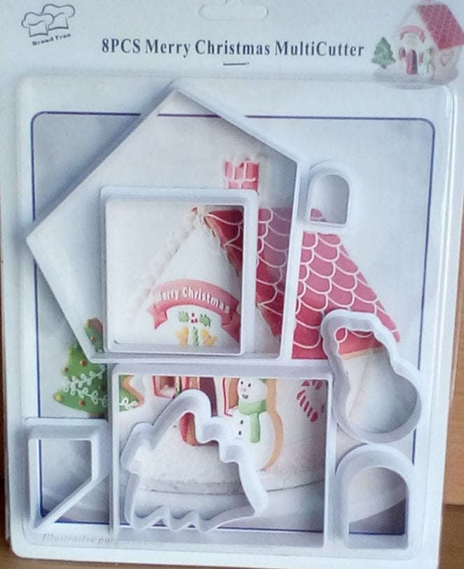 Gingerbread house cookie cutter set Christmas