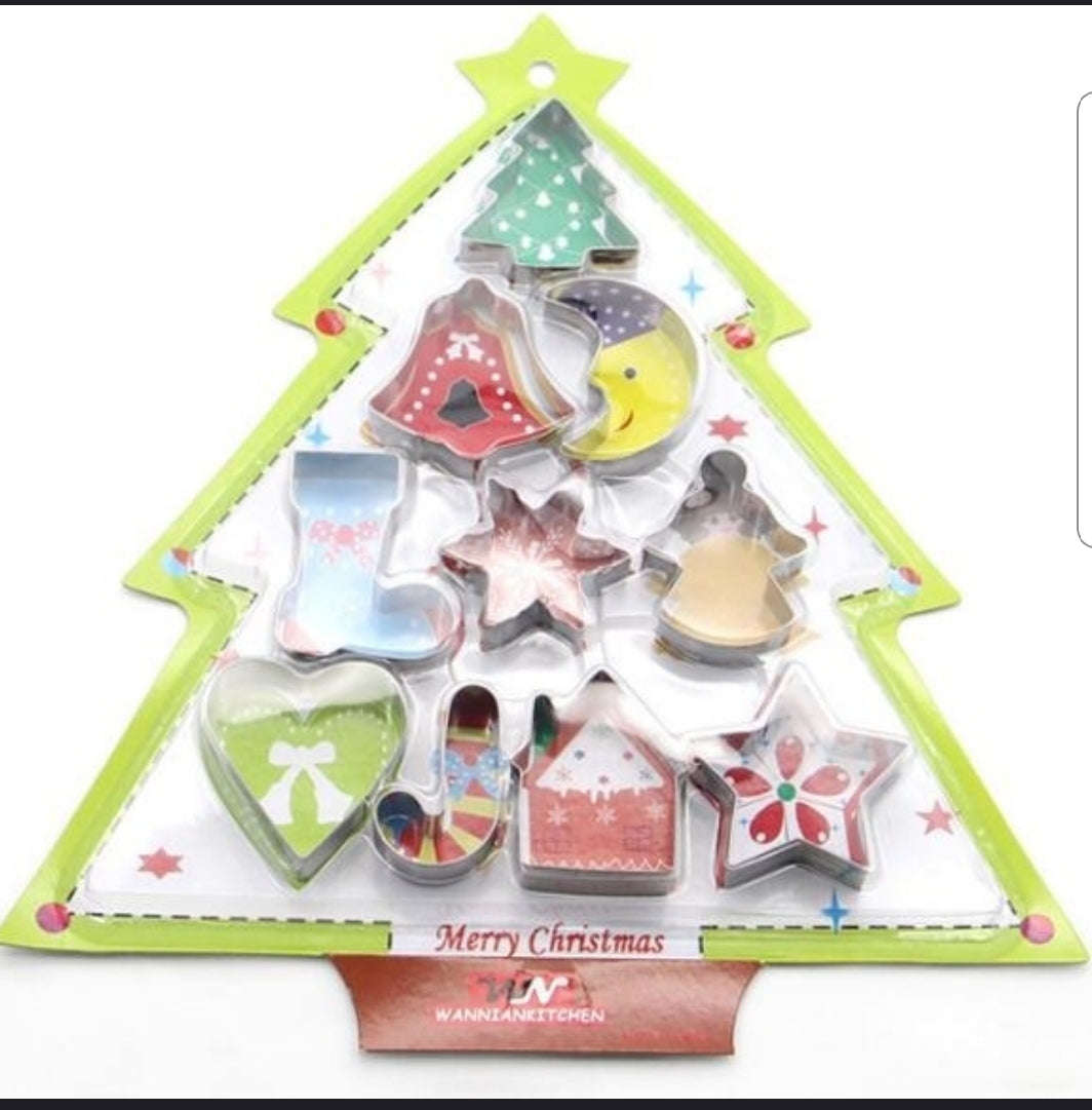 Christmas Metal Cookie Cutter Set