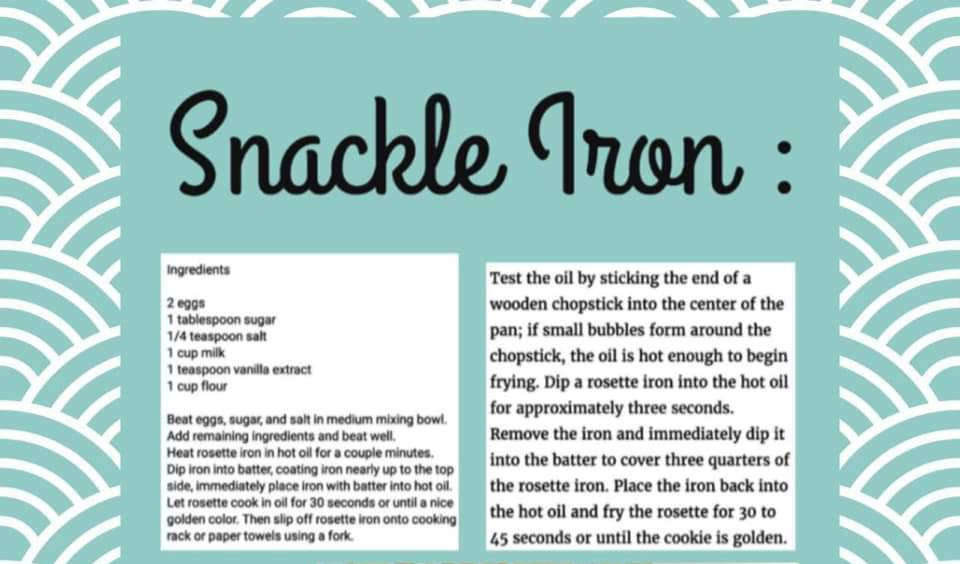 5 piece Deep frying batter mould snackle iron