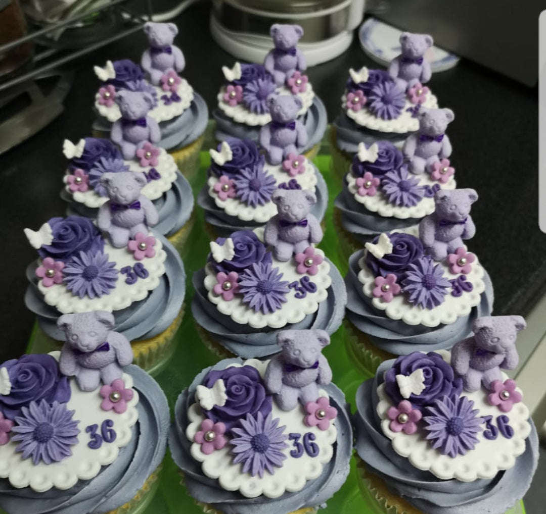 Teddy Bear fondant / sugar paste mould 3cm C