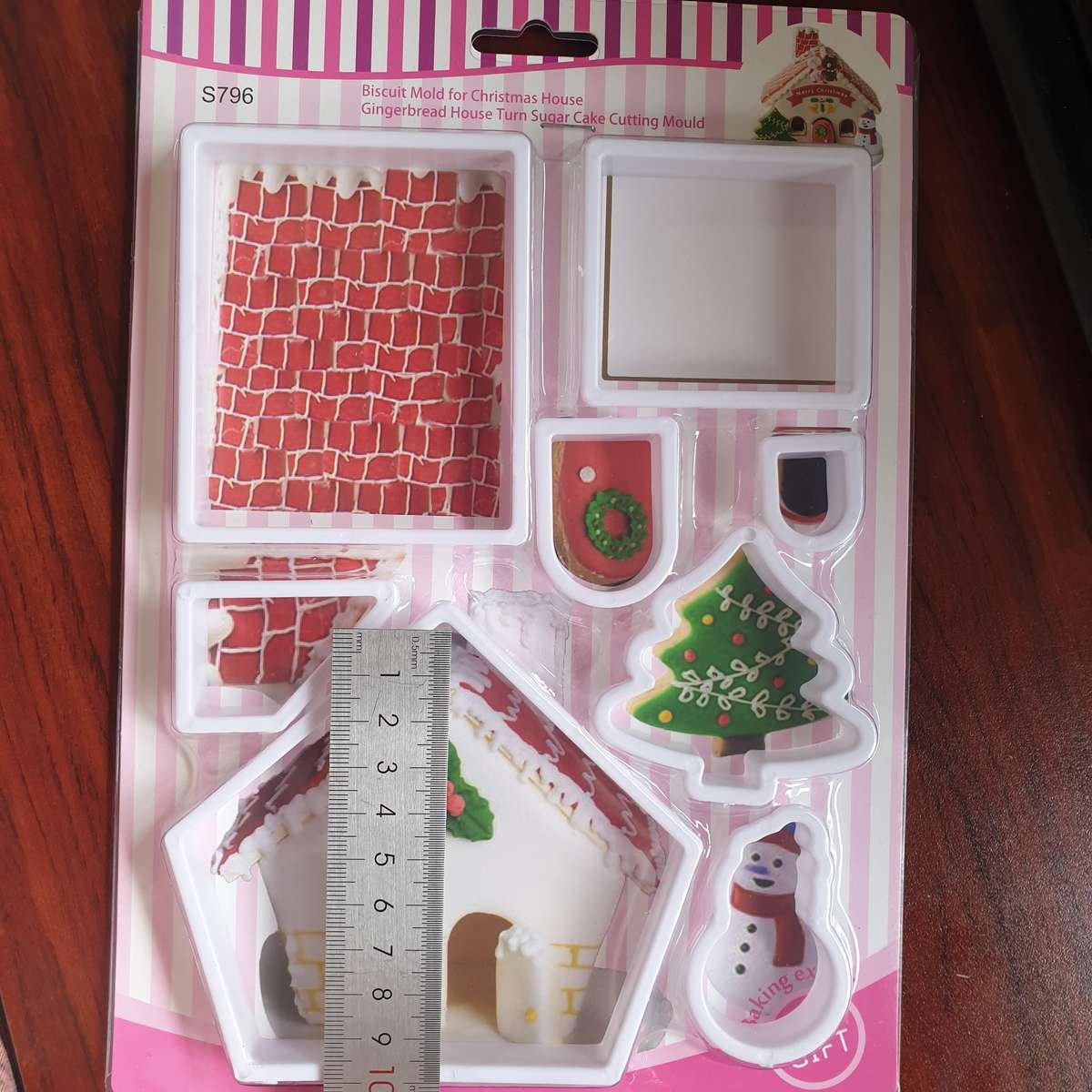 Gingerbread house cookie cutter set Christmas