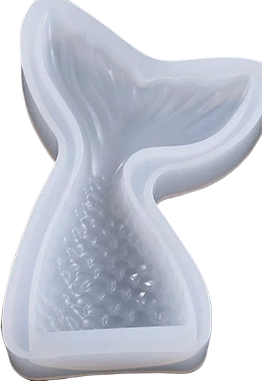Meduim mermaid Fish tail soft mould 11.5x8cm