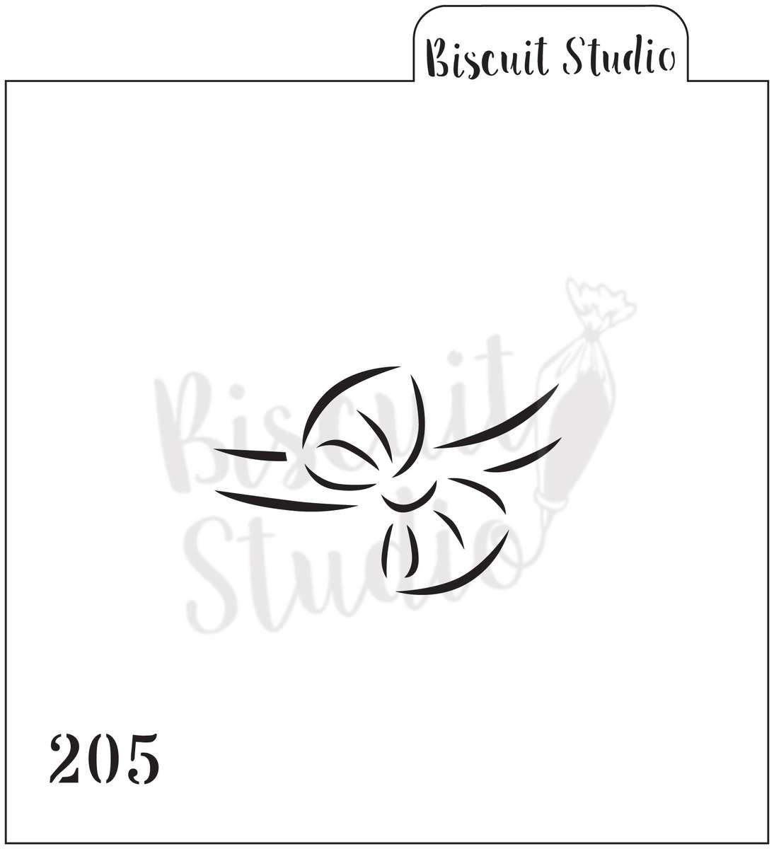 Nr205 Cake decorating stencil