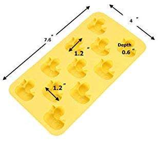 Rubber Duck Chocolate truffle, Ice tray silicone mould, KK