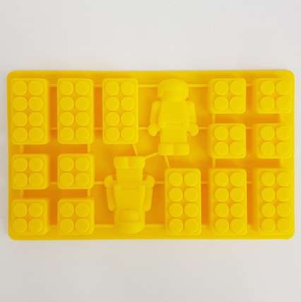 Silicone fondant Lego Blocks and men