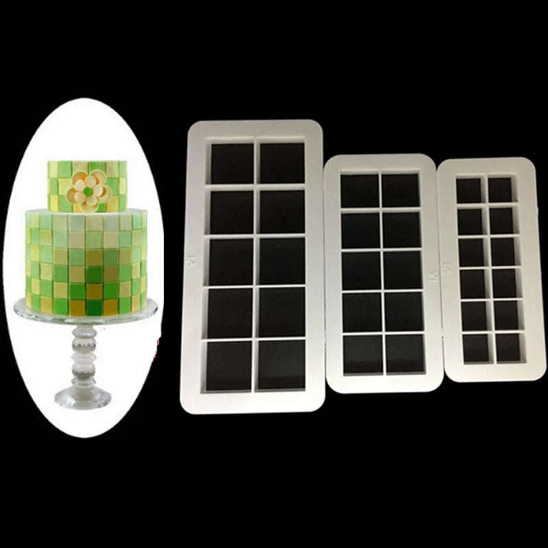 3 piece Geometric Multi cutter Square