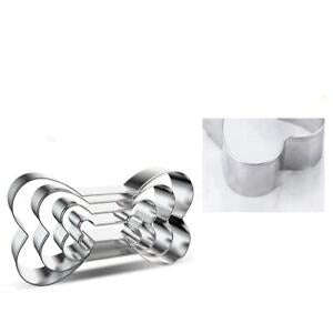 Metal Cookie Cutter Dog Bones 5pcs