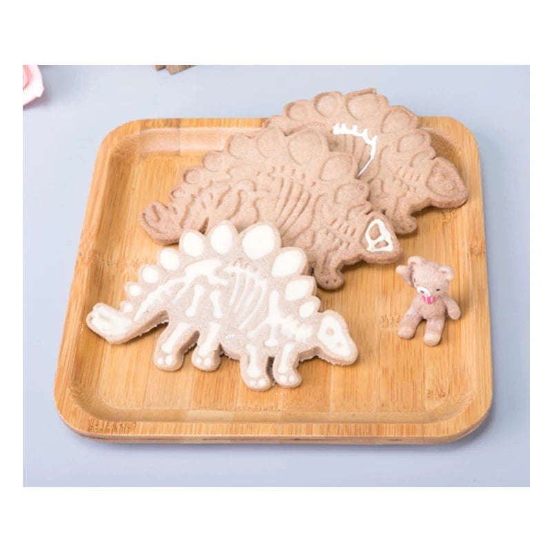 Dinosaur plastic cookie cutter, 12x10.5cm, 12.5x8cm, 13x8cm