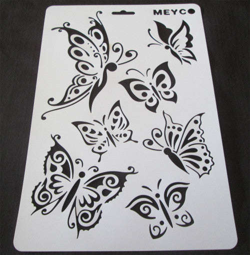 Butterfly A4 Stencil