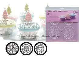 Cupcake and Cookie texture tops scroll