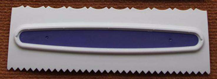 Plastic Icing comb scraper, C