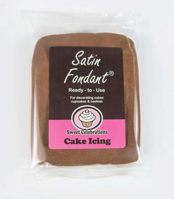 Sweet Celebration Satin Fondant, Brown 500g