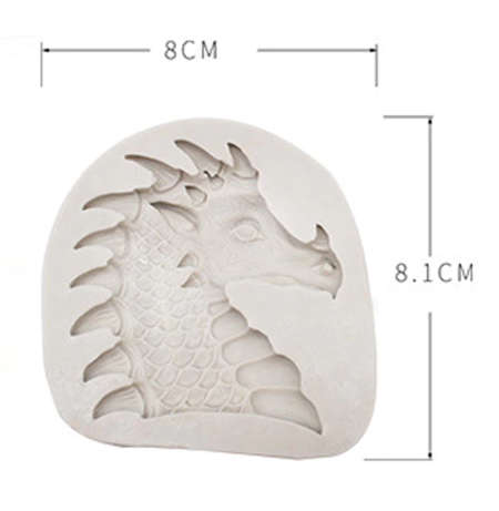 Game of Thrones Dragon C silicone mould, 7.2x6.5cm