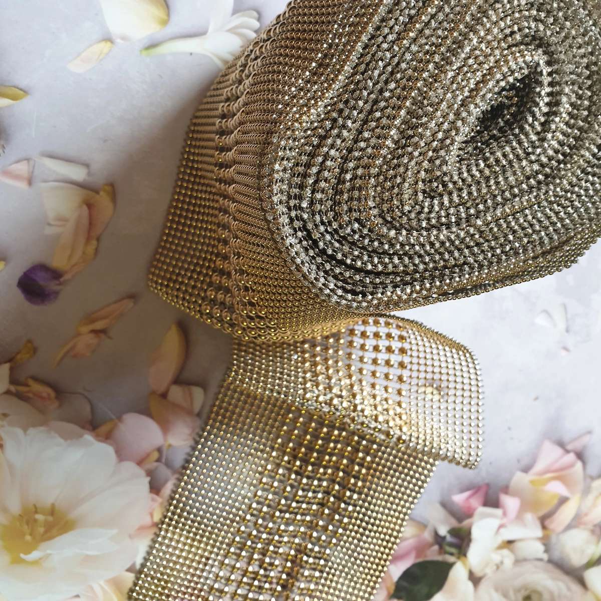 Diamante roll for decor or cake decorating,