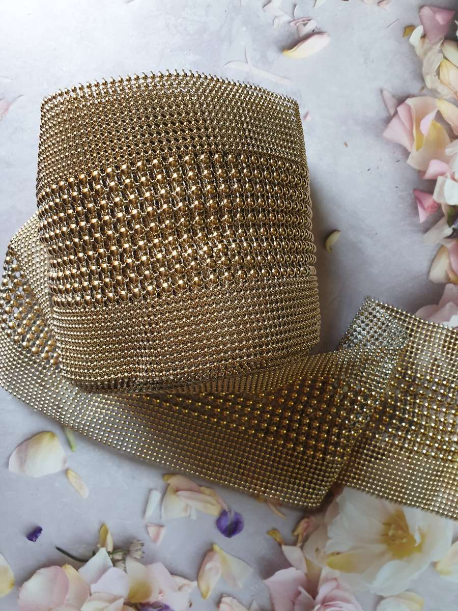 Diamante roll for decor or cake decorating,