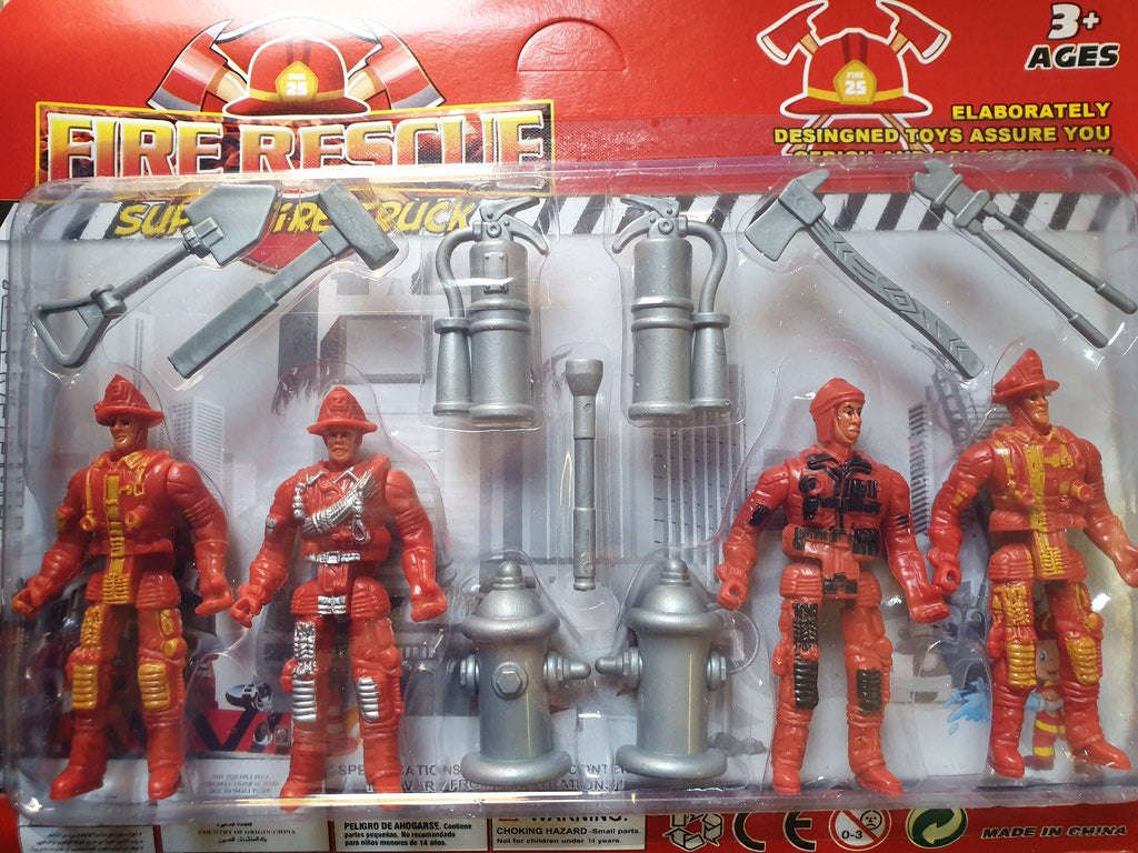 Fireman Figurine cake toppers