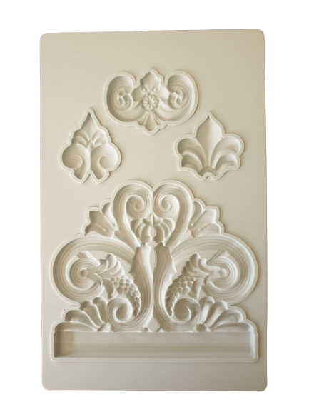 Fleur de lis European vintage border I sugar paste mould