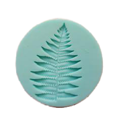 Fern leaf silicone mould, 4.8x3.3cm