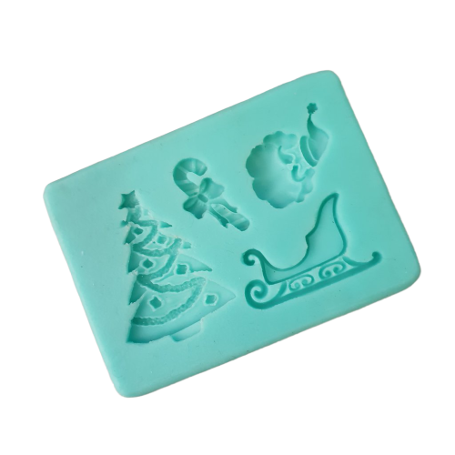 Christmas multi  Silicone fondant mould