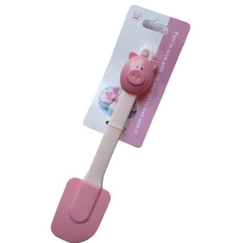 Silicone spatula piggie