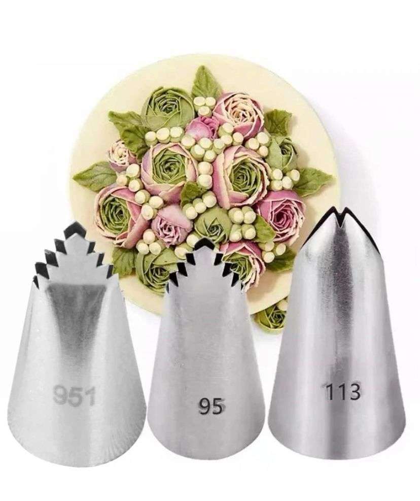Baking Nozzles Leaves Set