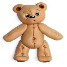 Teddy Bear Silicone fondant mould. 9x5cm