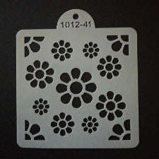 Cake decorating stencil, 10x10cm, 1012-41