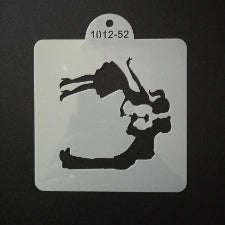 Cake decorating stencil, 10x10cm, 1012-52