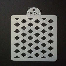 Cake decorating stencil, 10x10cm, 1012-2