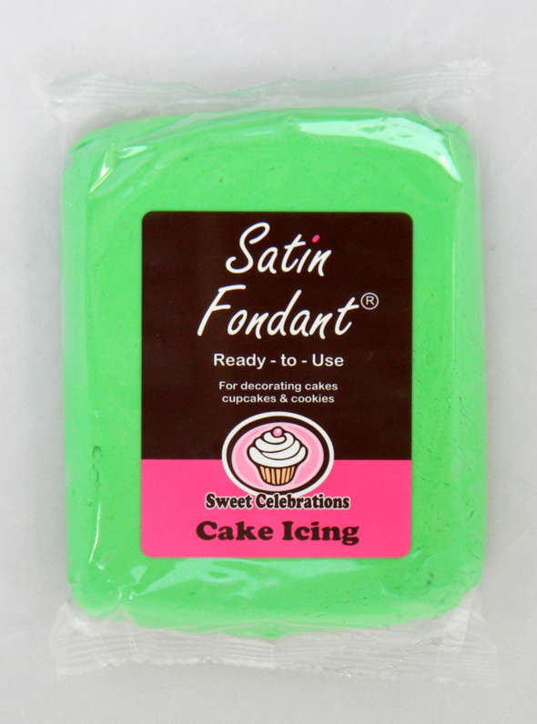 Sweet Celebration Satin Fondant, Lime Green 500g