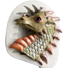 Game of Thrones Dragon C silicone mould, 7.2x6.5cm