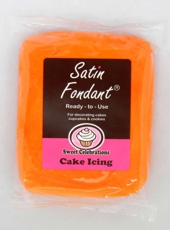 Sweet Celebration Satin Fondant, Orange 500g