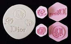 Dior logo plastic embosser cutter