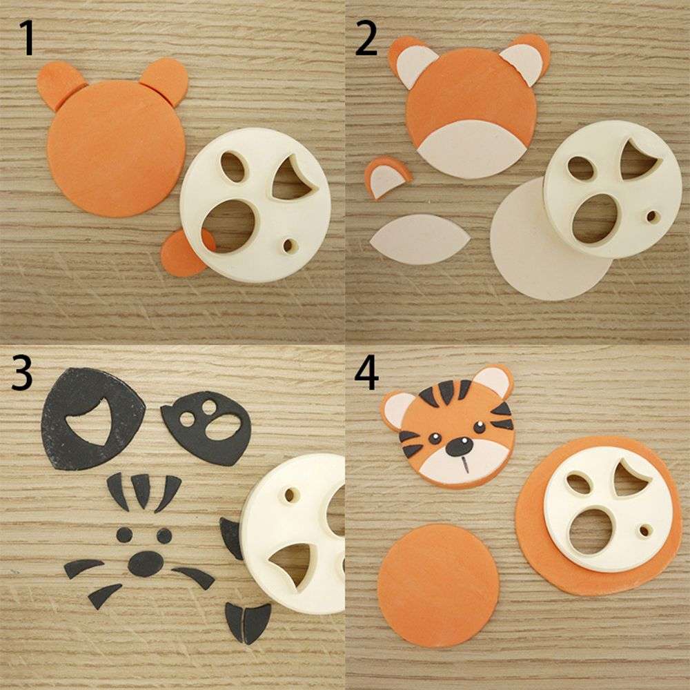 Double sided Figurine face plastic cutter