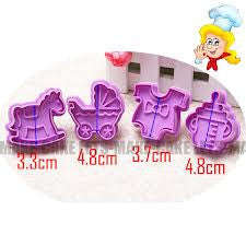 Baby Fondant plunger Cutter