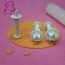 Fondant small tiny star plunger Cutter4 piece