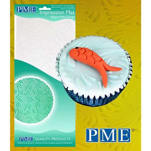 PME Elegant Wave Impression mat