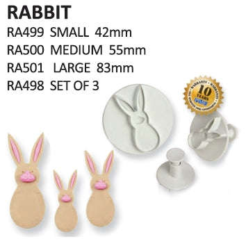Bunny Rabbit Easter Plunger cutter