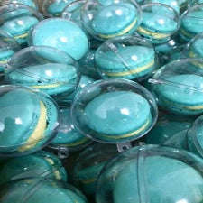 Empty Mini plastic ball 6cm, Bauble/ bubble, 5 per pack