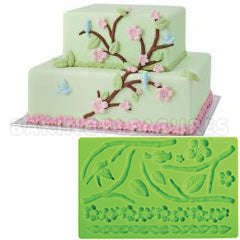 Silicone fondant / sugar paste mould Cherry Blossom flower